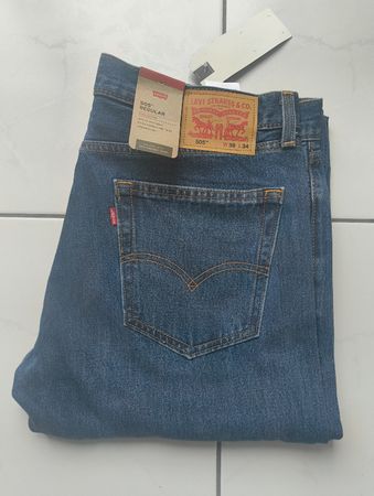 Levi's Jeans 505 Regular blau Grösse W38 L34 neu mit Etikett