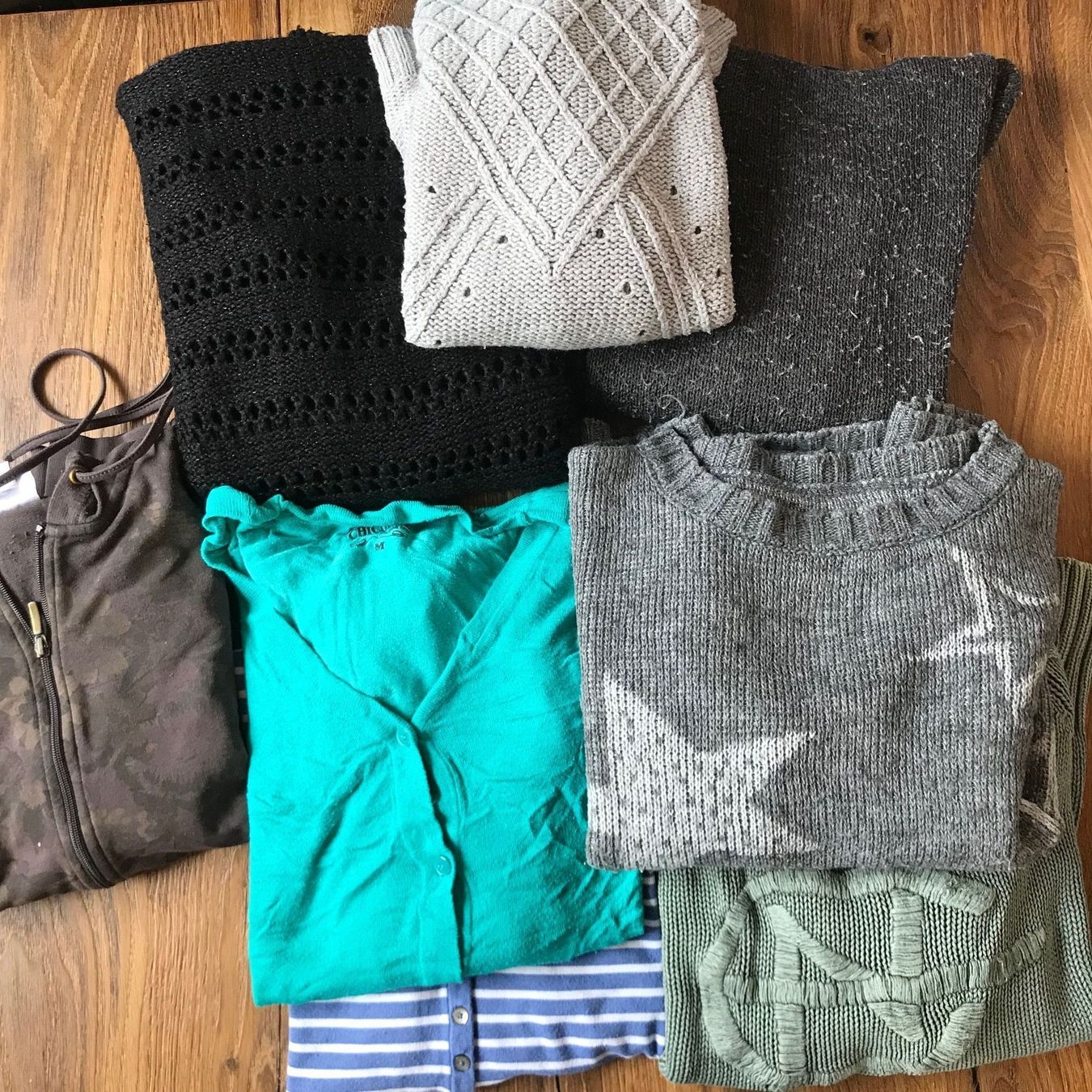 Kleiderpakete: Grosses Schlaber und Pullover Paket, Grösse etwa M-L – Gebraucht aus Turbenthal von fuhrer3
