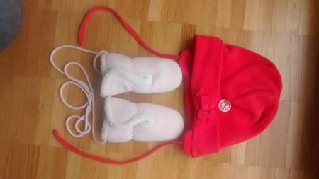 Baby Set, Mütze, Handschuhe