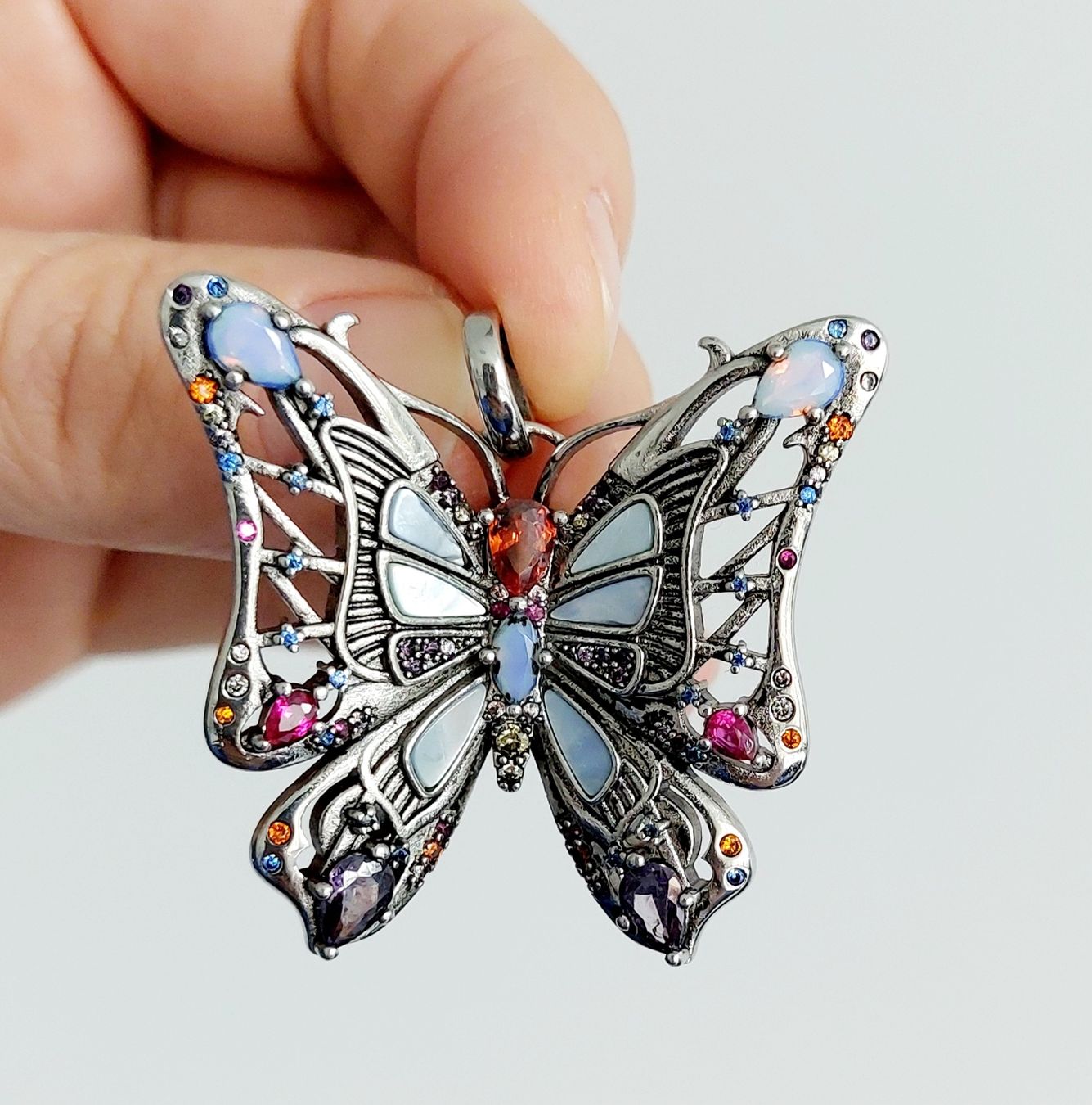 Ciondoli: Anhänger Silber 925 Schmetterling – Nuovo (secondo la descrizione) da Madetswil venduto da triforuz 3