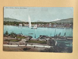 Genève - Rade et Mont Blanc - 1909