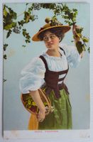 AK: Vaudoise / Waadtländerin in Tracht, 1908
