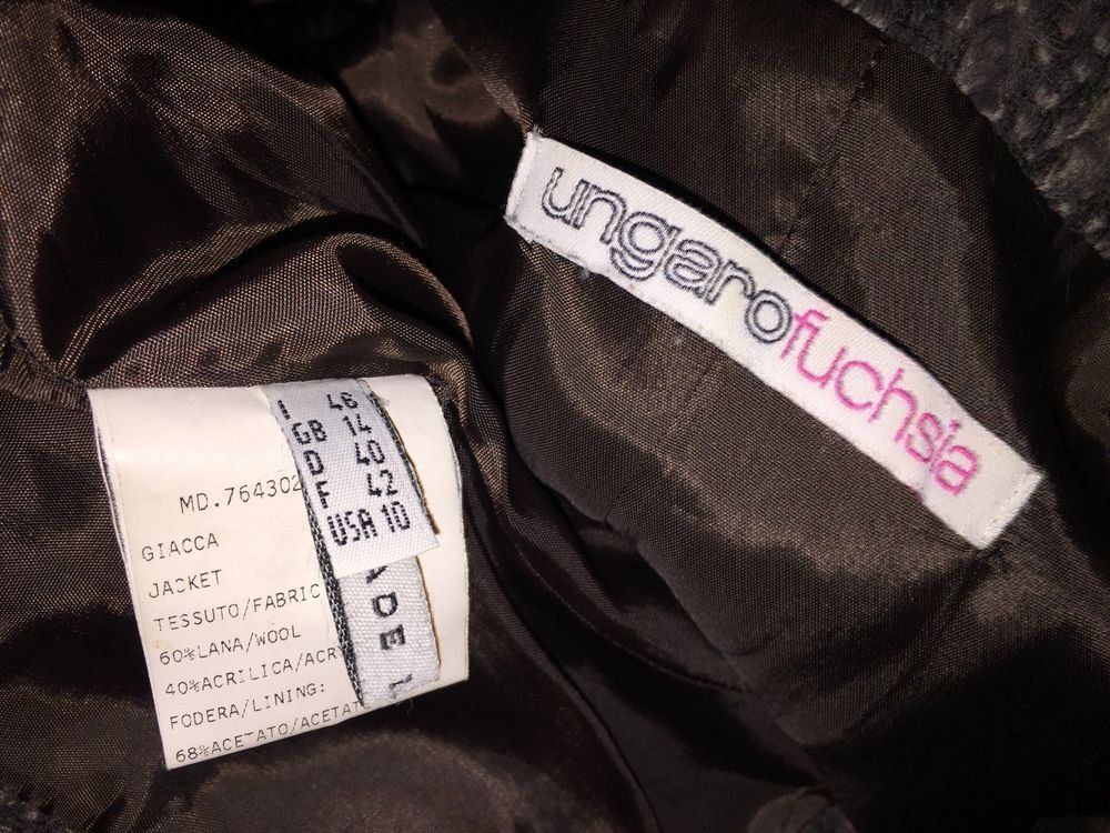 Giacche: Veste / Jacke  UNGARO Fuchsia  Taille / Grosse 40..... – Usato da Cossonay-ville venduto da Super-Price-Quality