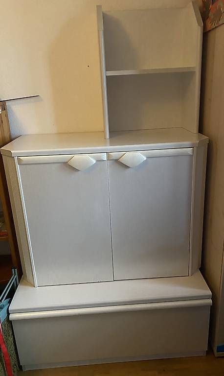 Commodes: Meuble blanc nacré  – D'occasion à Geneve par CHRISTINEE01