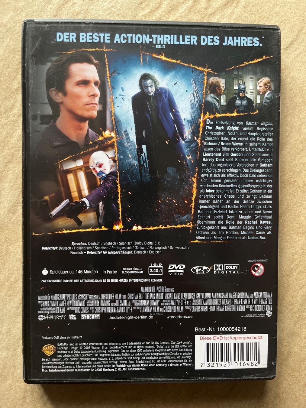 Alle DVDs: DVD Batman The Dark Knight auf deutsch – Gebraucht aus Vernayaz von Darkfrost 1