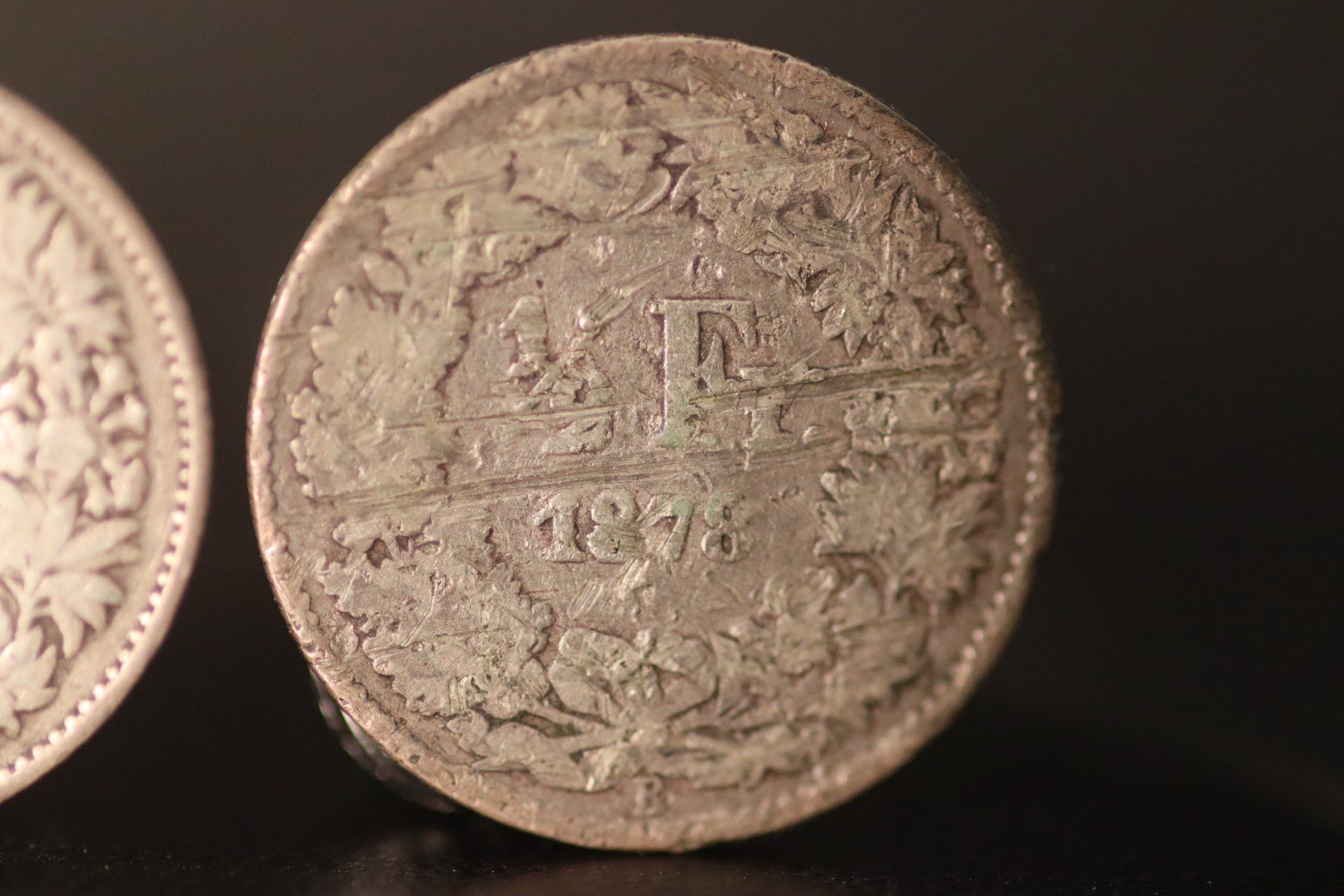 Tutti le monete: 2 x 1/2 Franken 1878 | Silber – Usato da Kaltbrunn venduto da Watch360 2