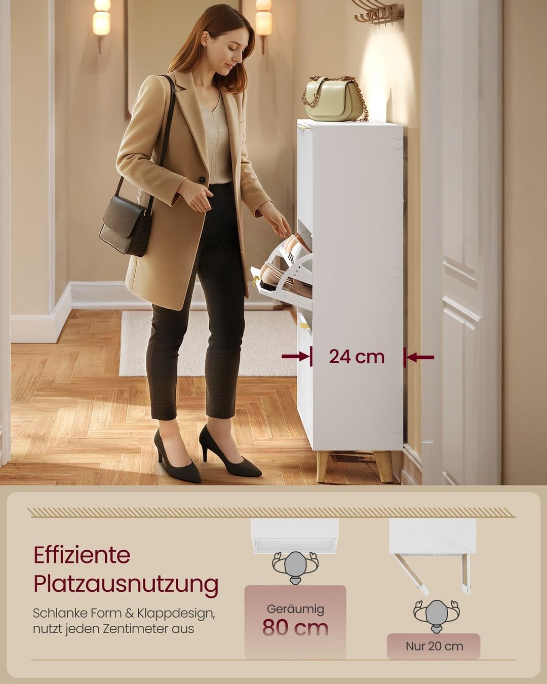 Armadi: Schuhschrank mit 3 Klappen MIA – Nuovo e nell'imballaggio originale da Lachen SZ venduto da MAMORU-MOEBEL 2