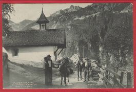 MADERANERTAL ST. ANTONI KAPELLE, AMSTEG, MAULTIERE, LICHTDRU