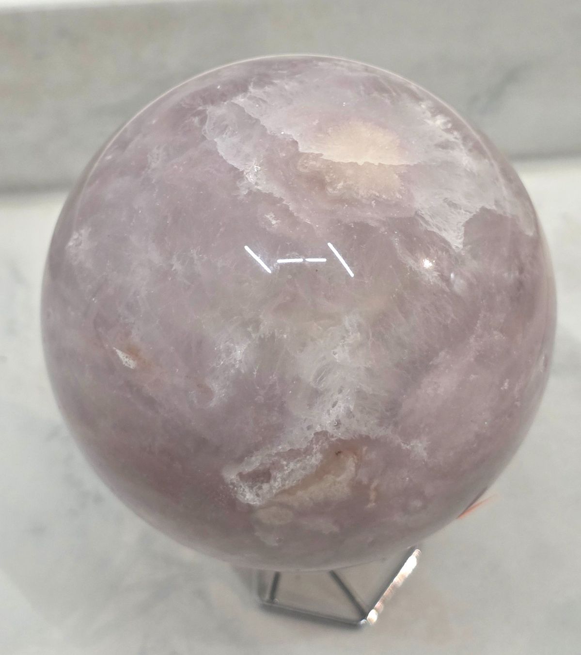 Minerali & Pietre curative: Pink Amethyst Kugel 89mm 954g – Nuovo e nell'imballaggio originale da Matzingen venduto da Shay_Crystalz 3