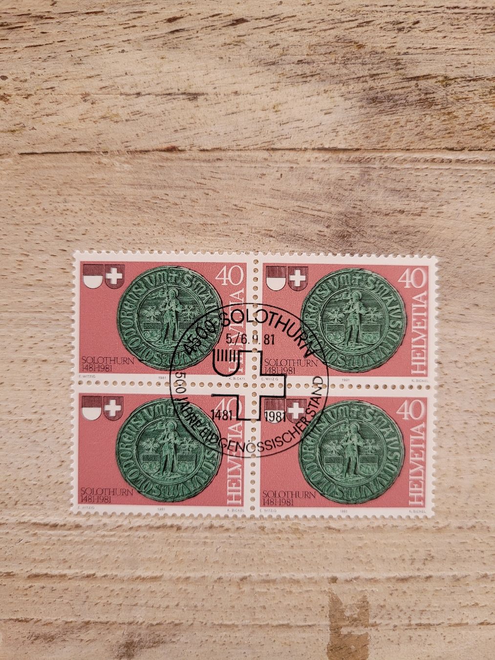 Tous les timbres: 500 J. Solothurn i. Bund – D'occasion à Inwil par Flower2325