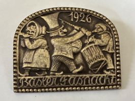 Basler Silber-Fasnachtsplakette 1926