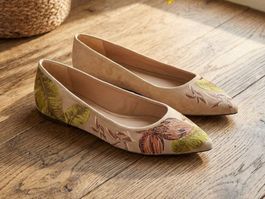 Mangará Pindaiva Ballerinas mit Stickerei GR.41 / NEU