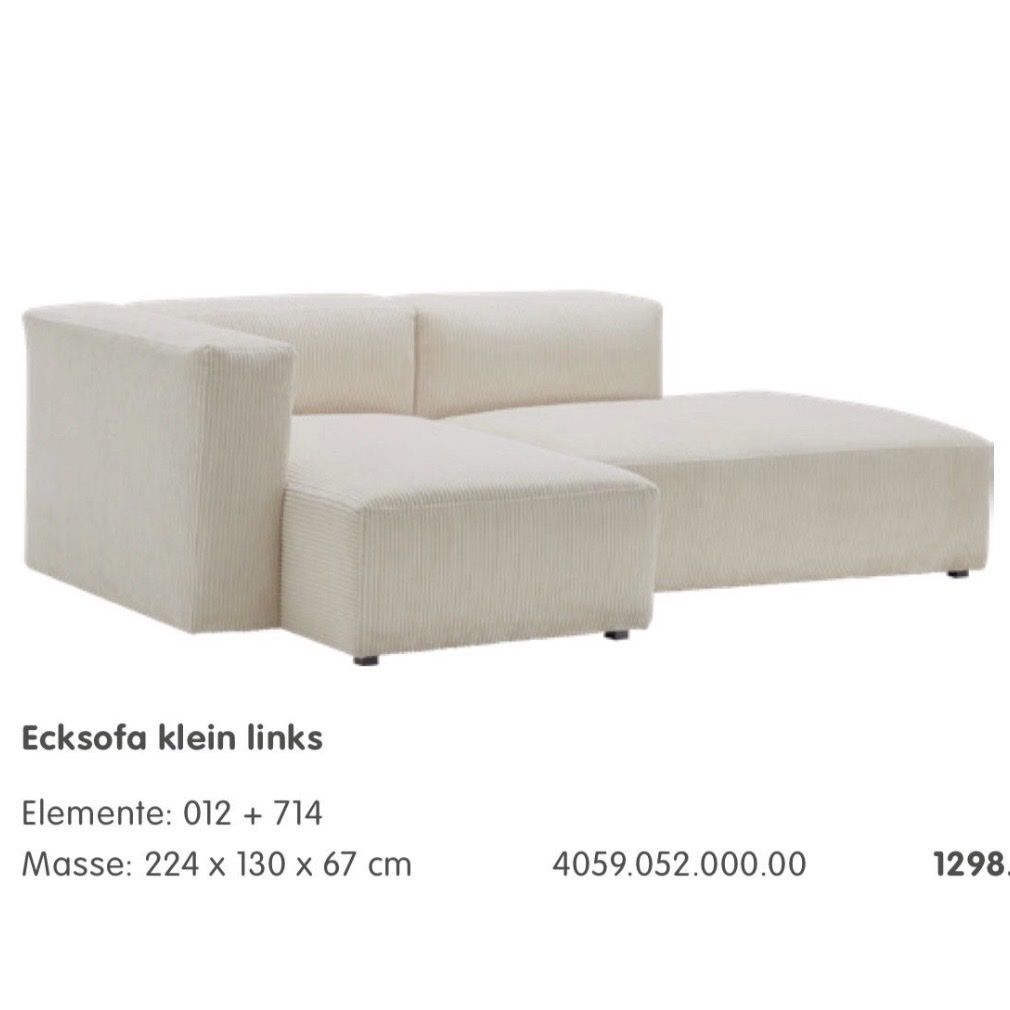 Sofas: Ecksofa CORDIN MICASA – Gebraucht aus Zürich von nat_vzc9 4