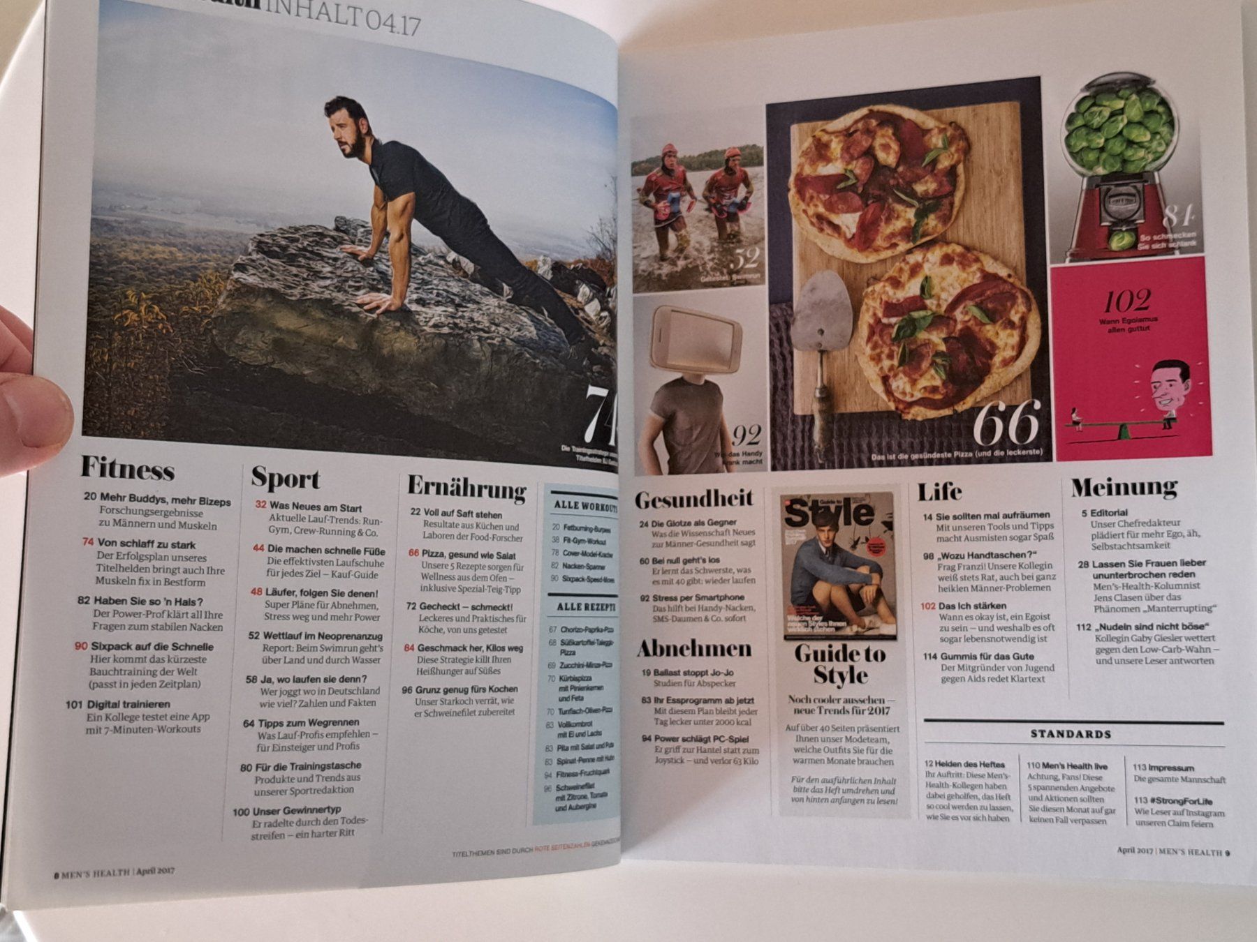 Riviste & Magazine: MEN'S HEALTH - April 2017 – Usato da Wichtrach venduto da LuckyLuke69 1