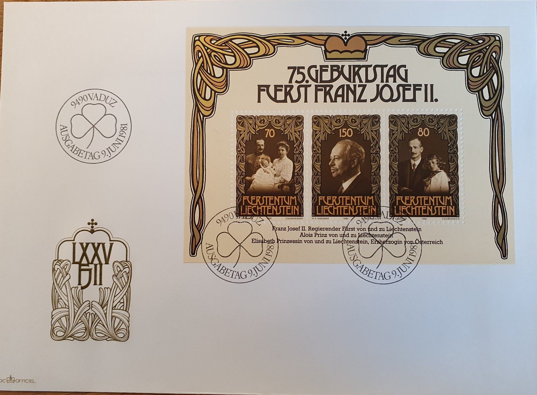 Tutti i francobolli: 1981 JSA / FDC – Nuovo (secondo la descrizione) da Alten venduto da Regenwasser 4