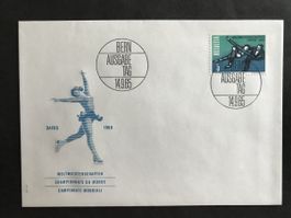 Zst 438 EISKUNSTLAUF WM 1965, FDC 14.9.65