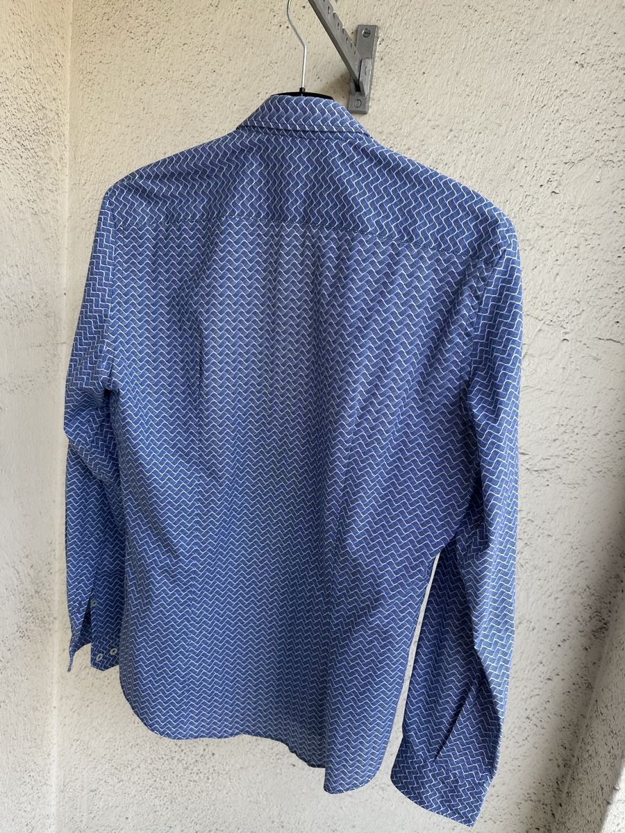 Camicie: Hemd blau, mit Muster – Nuovo (secondo la descrizione) da Zürich venduto da equalizer87 1