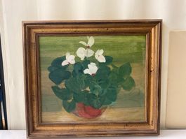 Ölgemälde Blumenstillleben – Keith Atkinson