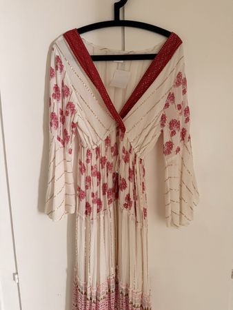 Sommerliches Boho Maxikleid,  für den Sommer Einheit Größe