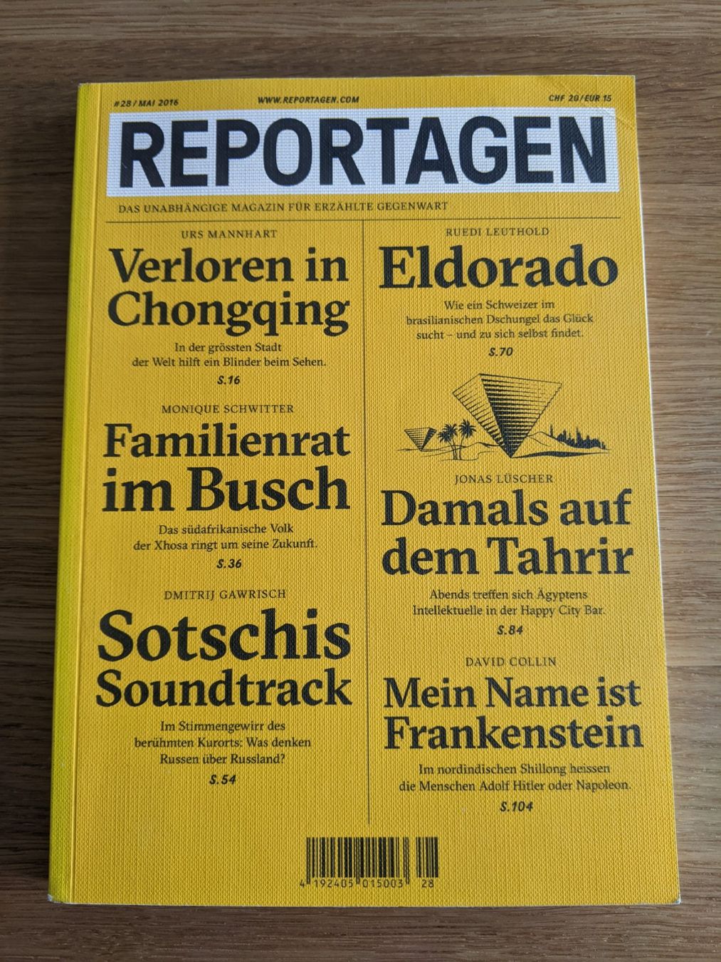 Riviste & Magazine: Reportagen #28 – Usato da Bern venduto da miruslav