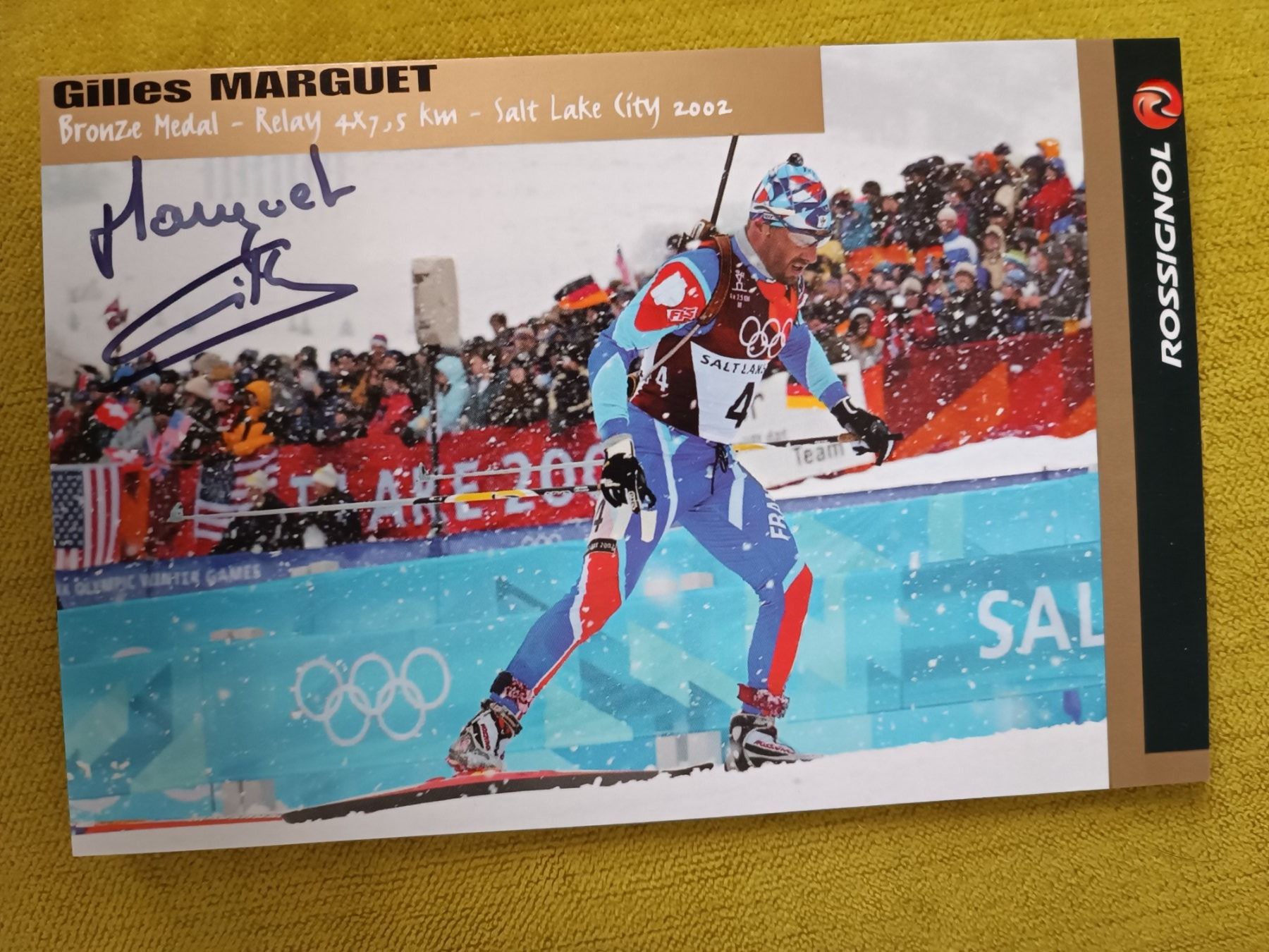 Autografi: Gilles Marguet – Usato da Menziken venduto da Autogramme