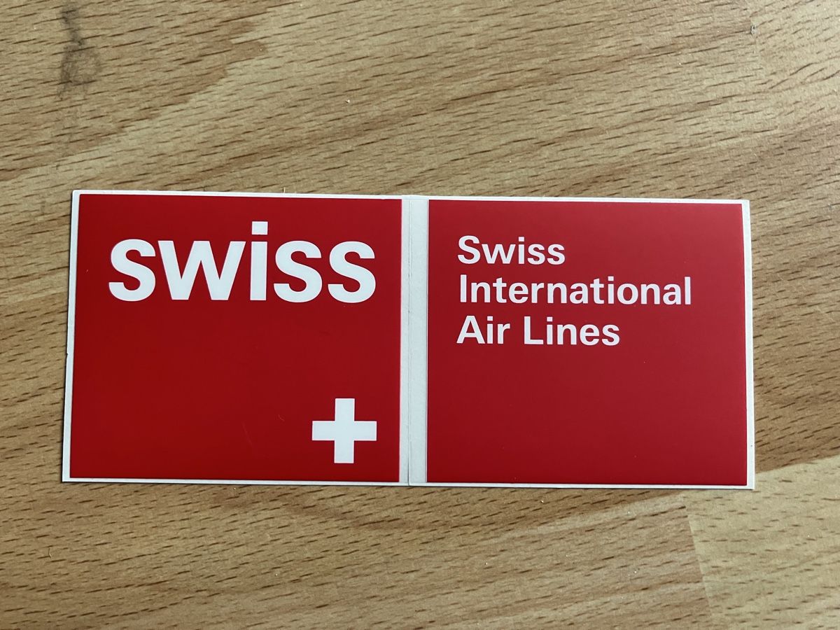 Swissair Aufkleber: Swiss International Airline Kleber – Gebraucht aus Zürich von Classic_Collection_Zurich