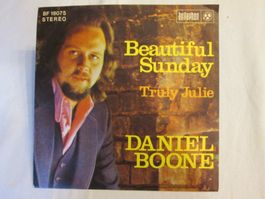 Disque 45t Daniel Boone Beautiful Sunday Vintage 70s