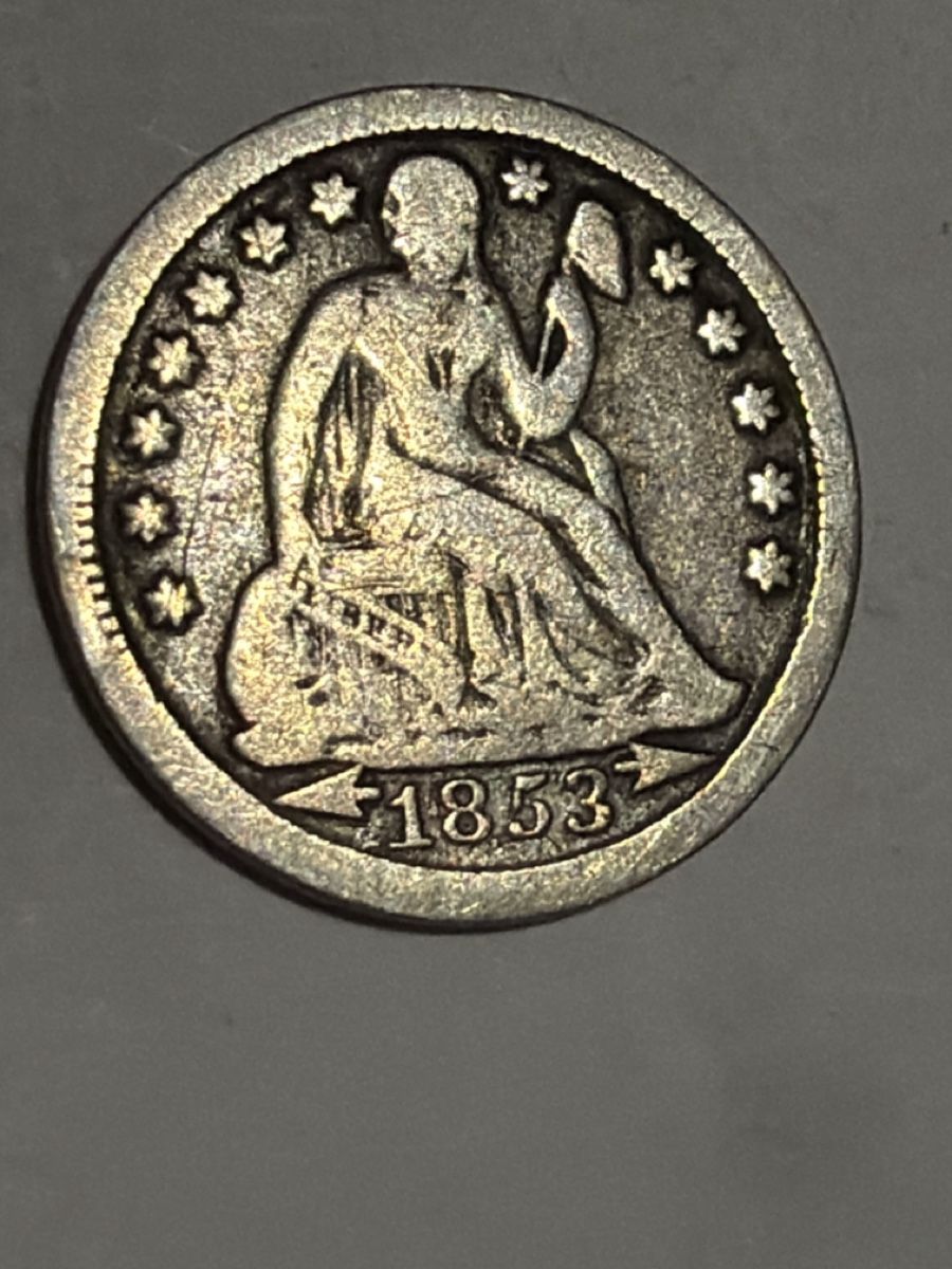 Tutti le monete: One Dîme 1853 – Usato da Hittnau venduto da Pat_yl7f