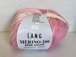 1 Knäuel Merino 200 Bébé Color Lang yarns