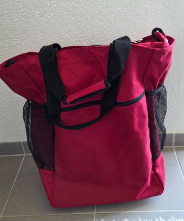 Einkaufstasche- Reise Trolley, Rot, neuwertig!