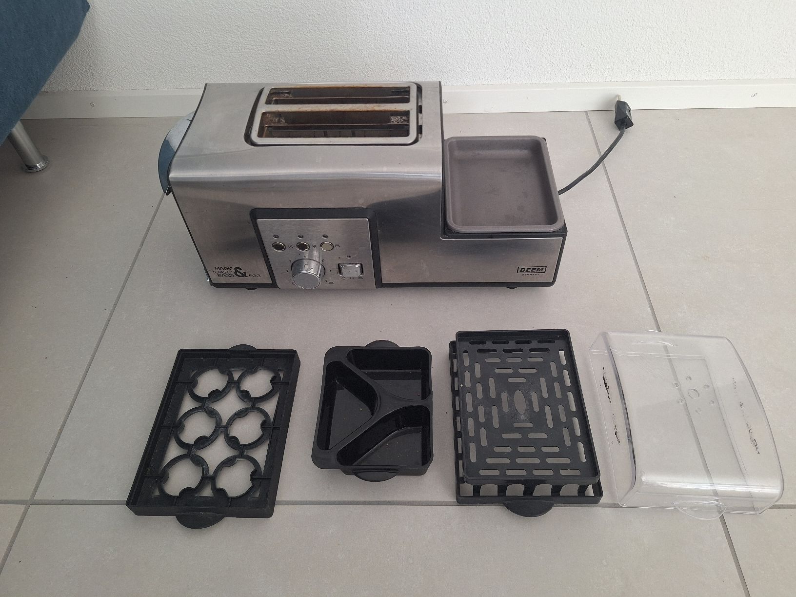 Küchengeräte: BEEM Magic Toast & Egg 3600 Toaster/ Dampfgarer Silber – Gebraucht aus Thierachern von carpenter1602 1