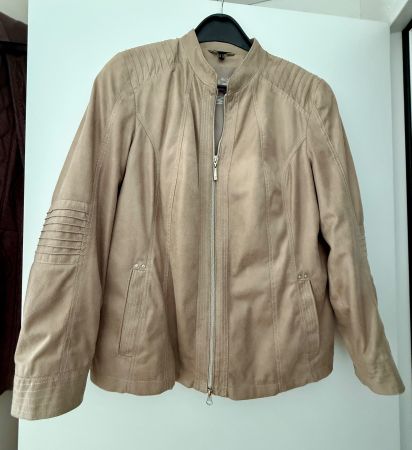 Blazer Barbara Lebek, Gr. 44, Wildlederoptik, guter Zustand
