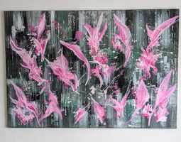 😊 CC Art Acrylgemälde,83x123cm, auf Leinwand, handmade