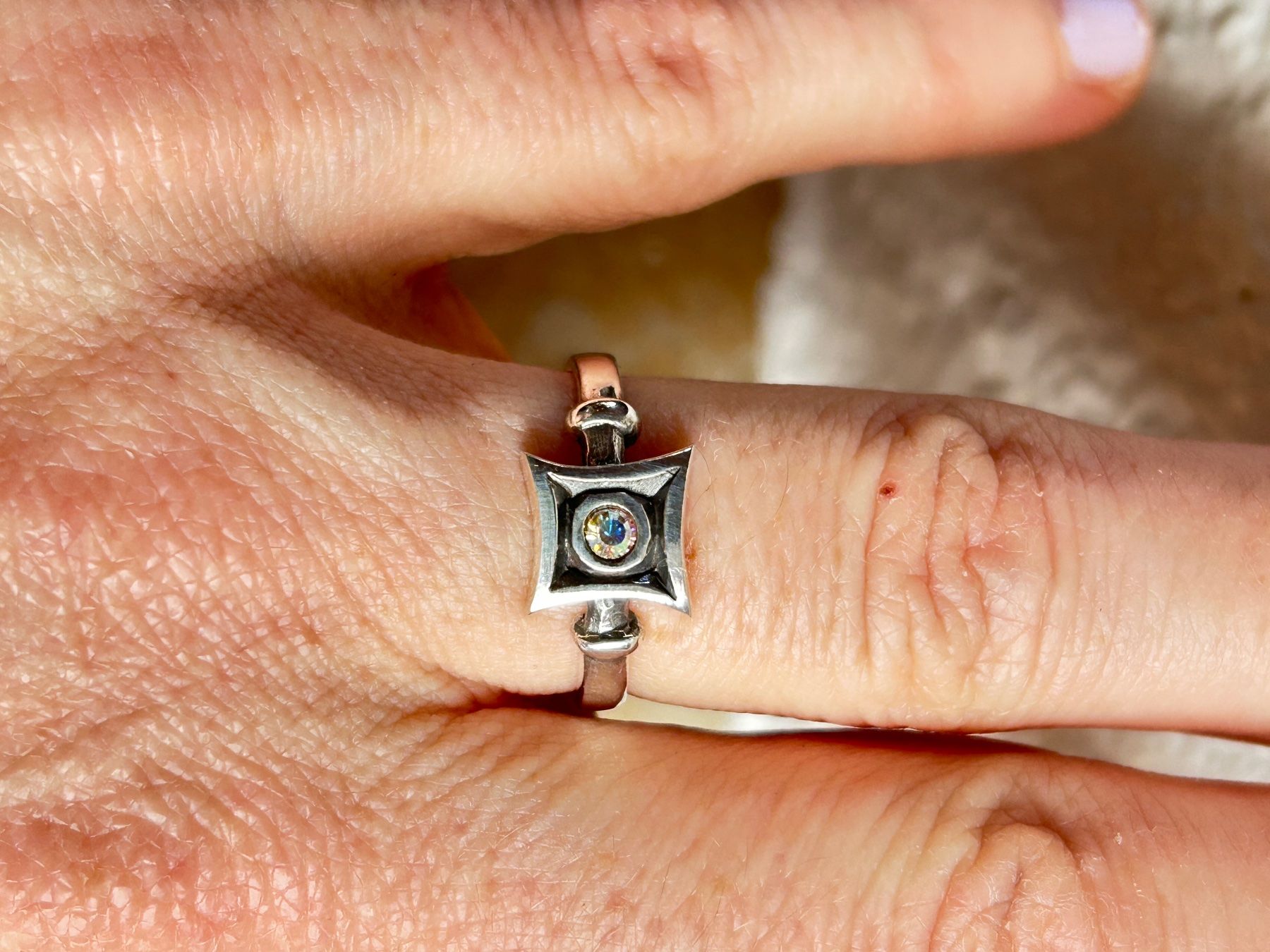 Anelli: Silberring Rainbow (53) – Usato da Laufen venduto da Bellebellezza 2