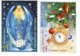 Briefmarken "Weihnachten". Weissrussland