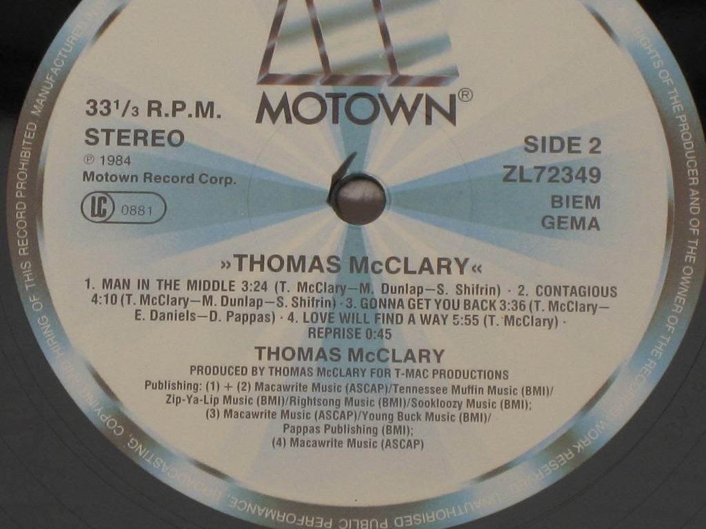 Dischi in vinile: LP - THOMAS McCLARY – Usato da Steckborn venduto da Quo7 2