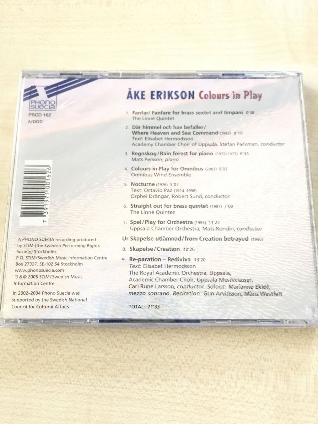 CD: Erikson Ake - Colours in Play – Nuovo e nell'imballaggio originale da Rüti ZH venduto da alumedien 1