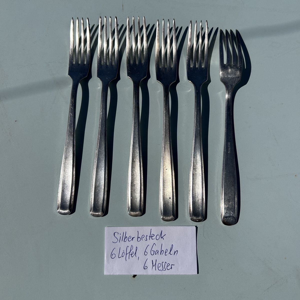Sola Set di posate: Versilbertes Besteck, 18-teilig – Usato da Zürich venduto da Mary8044 1