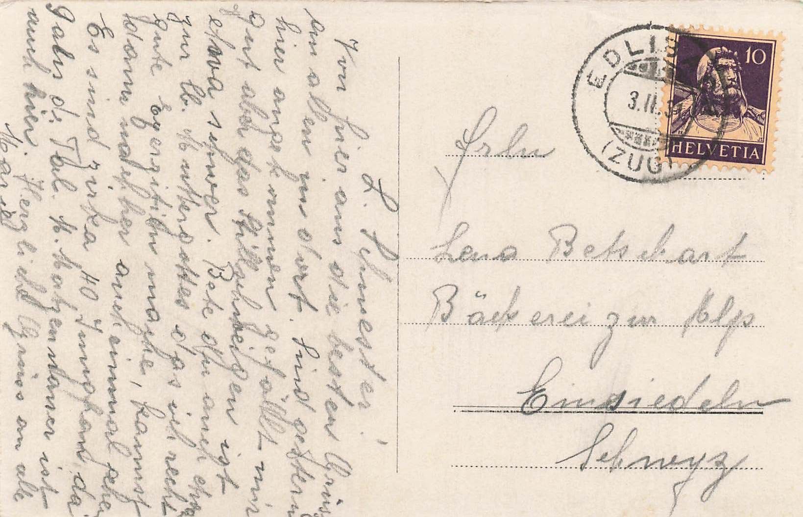 Cartoline postali: Bad Schönbrunn bei Zug – Usato da Biasca venduto da Blenio71 1