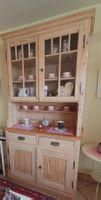 Buffet Schrank Massiv Holz Vitrinenschrank