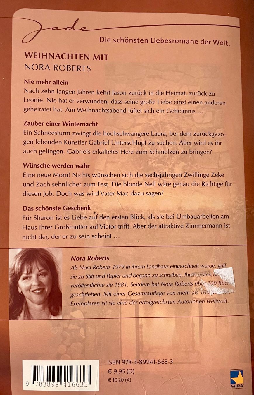 Bücher: WEIHNACHTEN MIT NORA ROBERTS - TASCHENBUCH – Gebraucht aus Buchs AG von fischli610 1