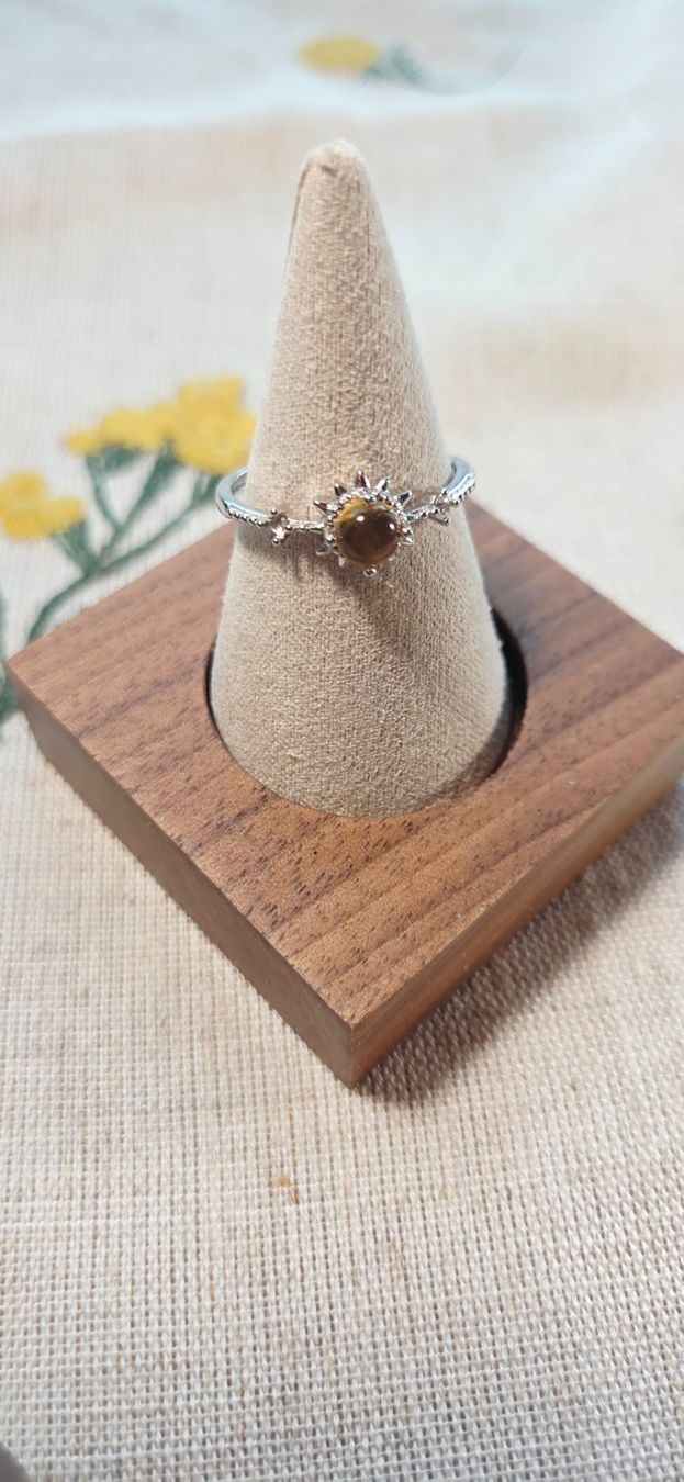 Anelli: NEW - S925 Citrine Ring (Adjustable) – Nuovo (secondo la descrizione) da Zürich venduto da cin_wcf6 5