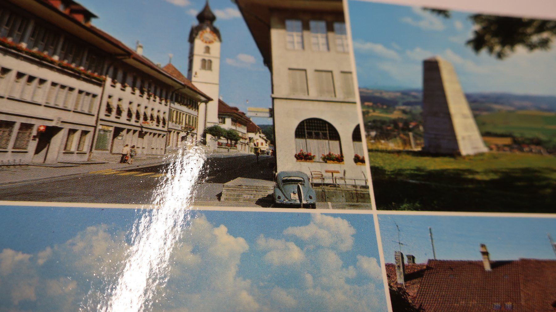 Cartoline postali: Huttwil im Emmental Multivues – Usato da Cormoret venduto da Pascalll2001 2