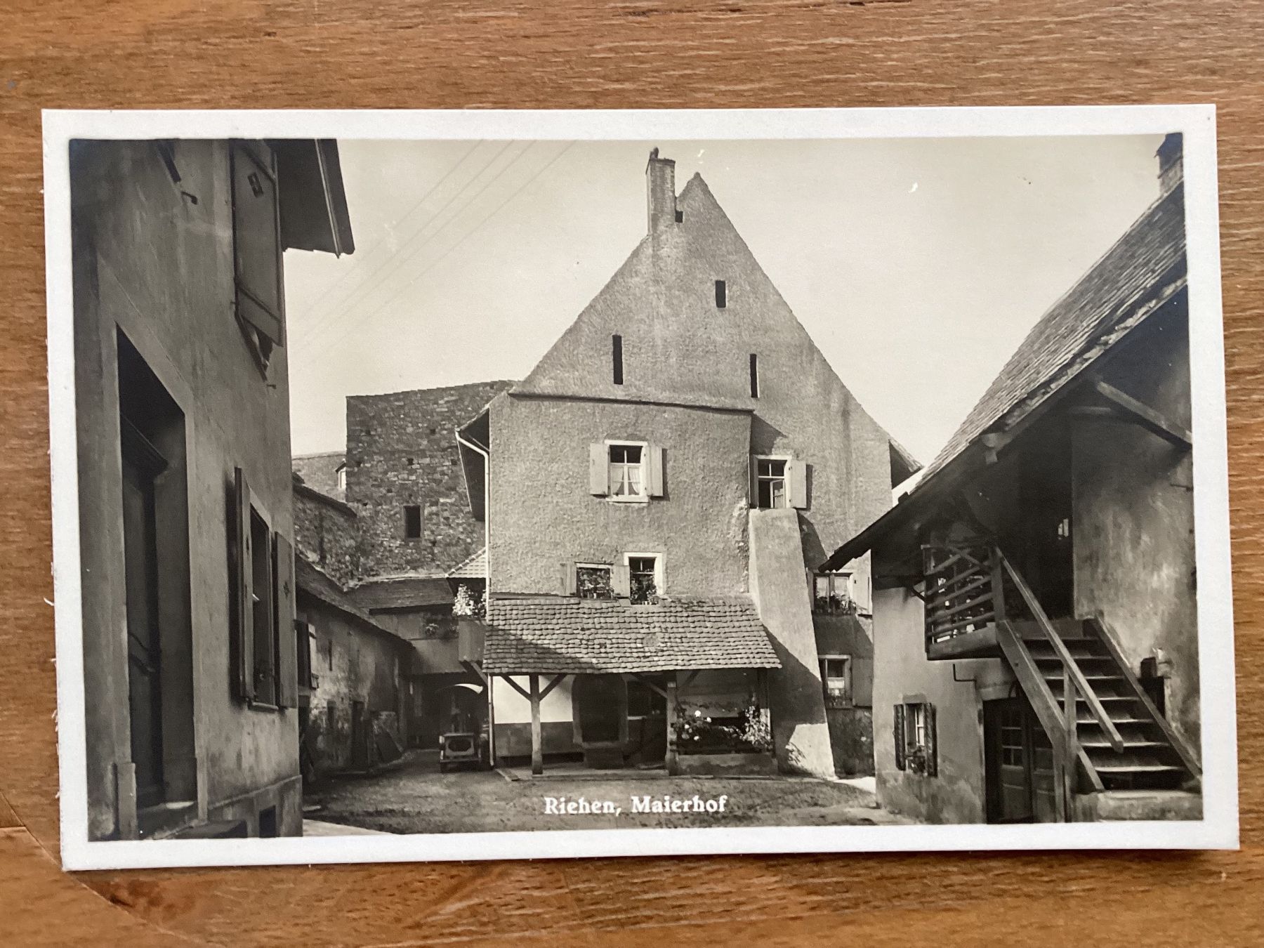 Ansichtskarten: AK Riehen. Maierhof – Gebraucht aus Zürich von Tolima194
