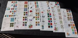 40 FDC Pro Juventute aus den Jahren 1962 bis 1988