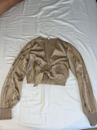 New yorker satin top