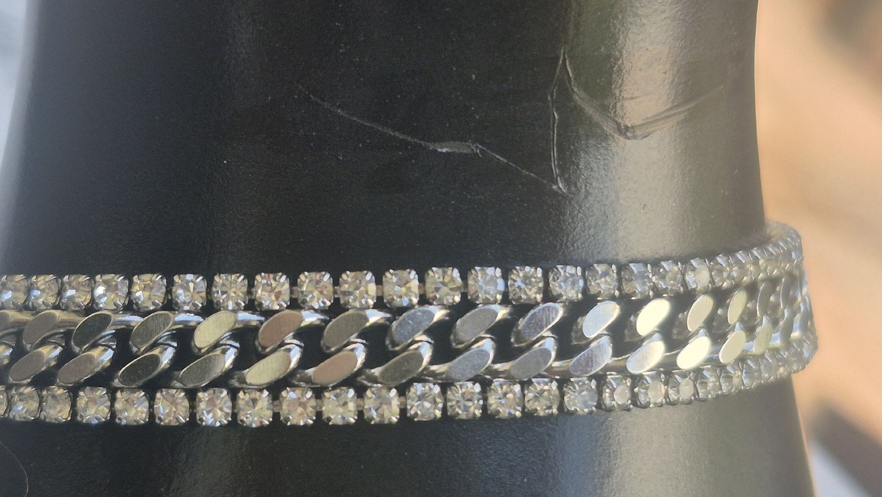 Armbänder & -reifen: Bracciale catena con strass argento – Neu (gemäss Beschreibung) aus Giubiasco von Stefaniav 4