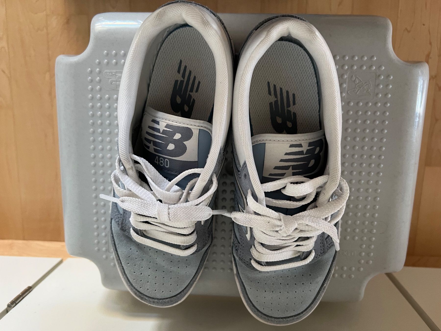 Damenschuhe: New Balance 480 (hellblau) – Gebraucht aus Steinhausen von gendai 1