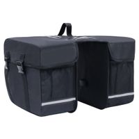 Doppel-Fahrradtasche für Gepäckträger Wasserdicht 35 L