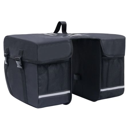 Doppel-Fahrradtasche für Gepäckträger Wasserdicht 35 L